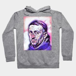 William of Ockham Pink Portrait | William of Ockham Artwork 4 Hoodie